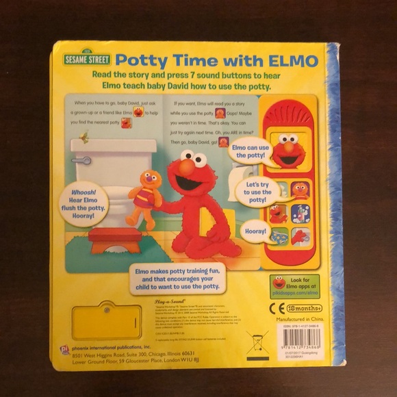 Sesame Street Potty Time with Elmo (Potty Training Sound Book) - Picture 3 of 9